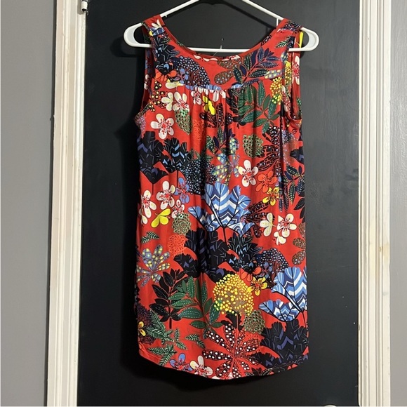 Workshop Republic Clothing Polyester and Rayon Floral Tank Size: M - Picture 2 of 6